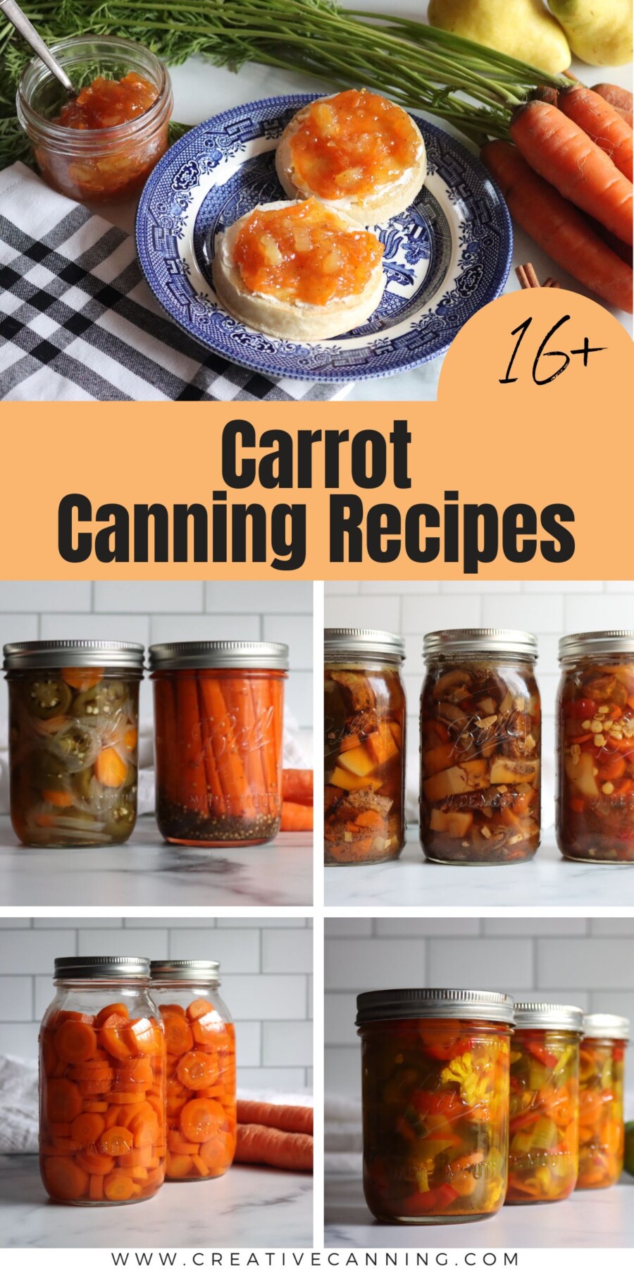 Carrot Canning Recipes List