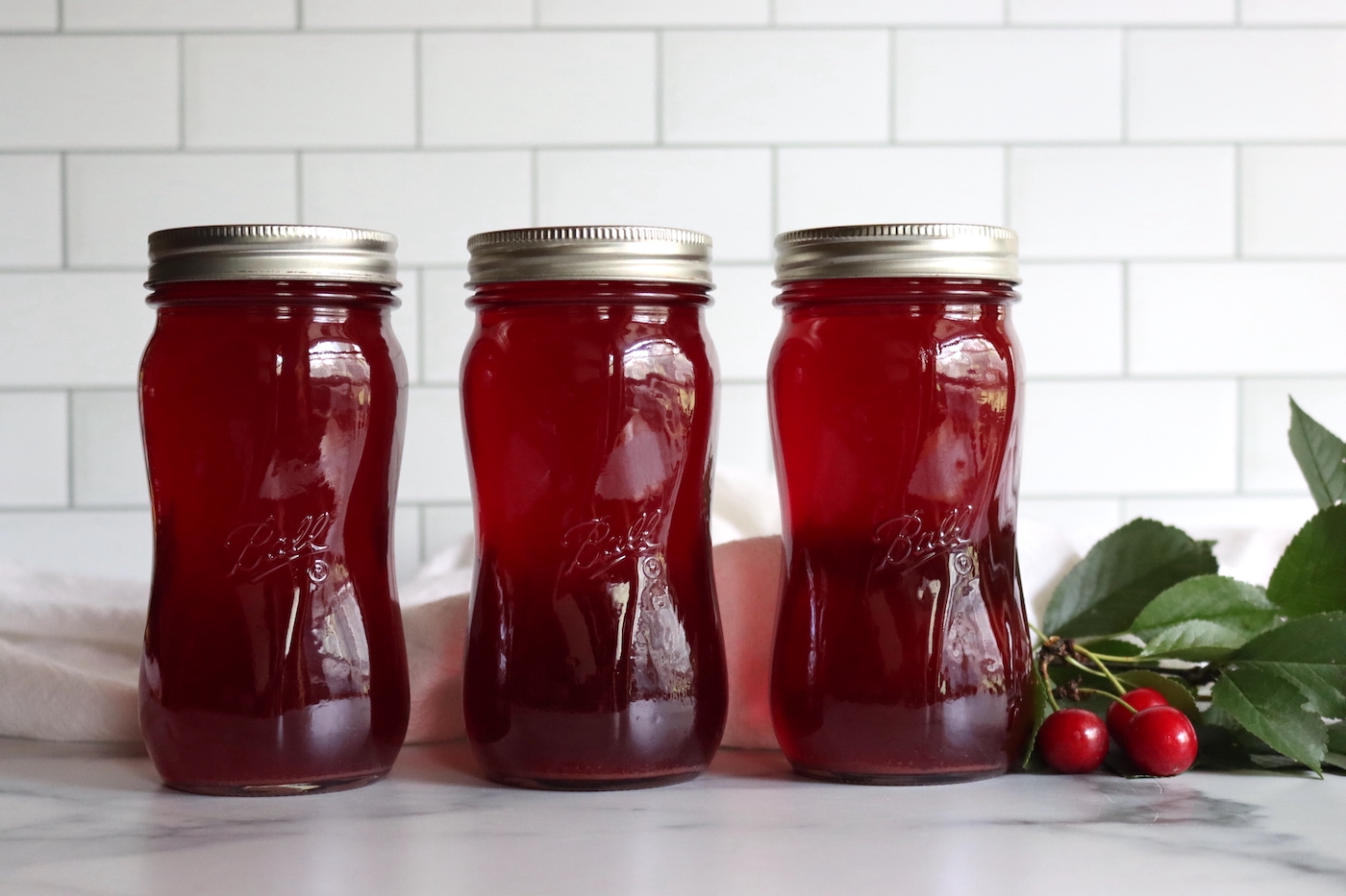 Canning Cherry Juice