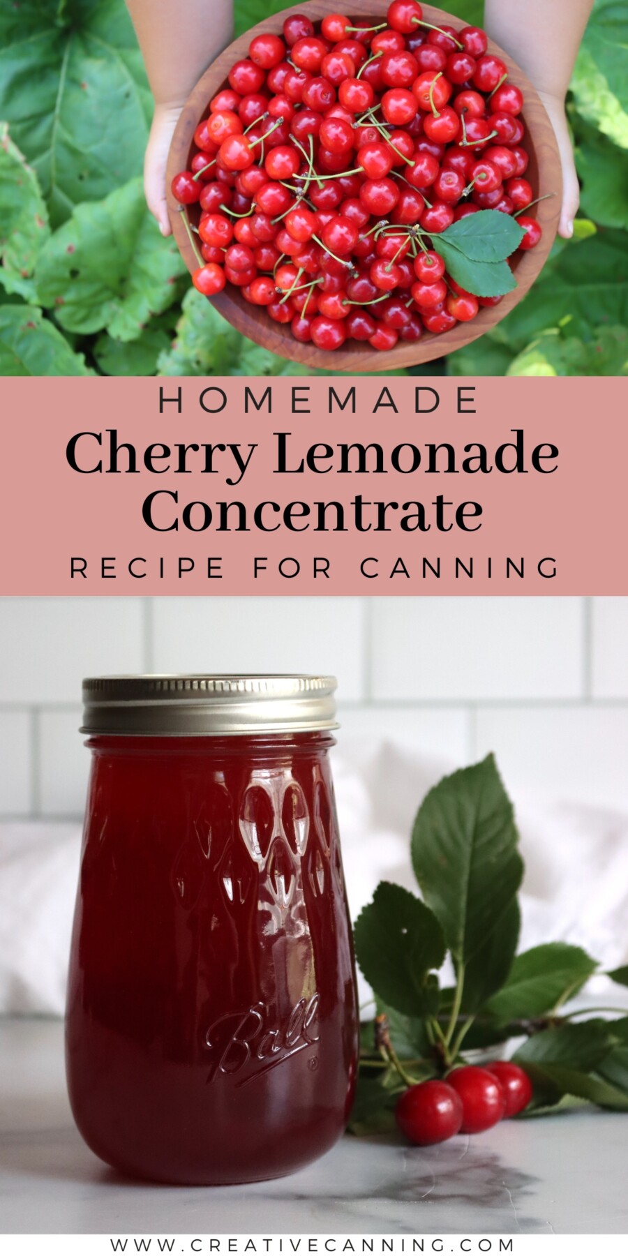 Cherry Lemonade Concentrate Canning Recipe