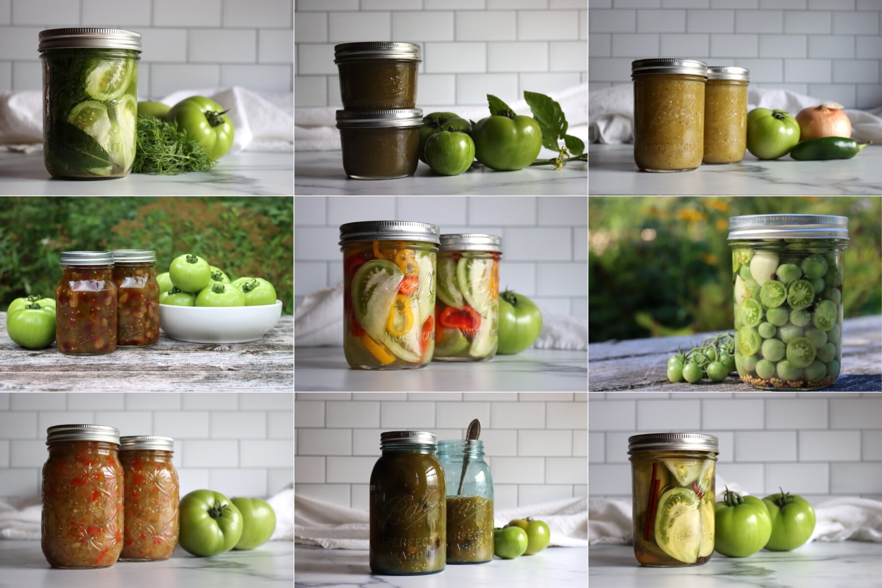 Green Tomato Canning Recipes List