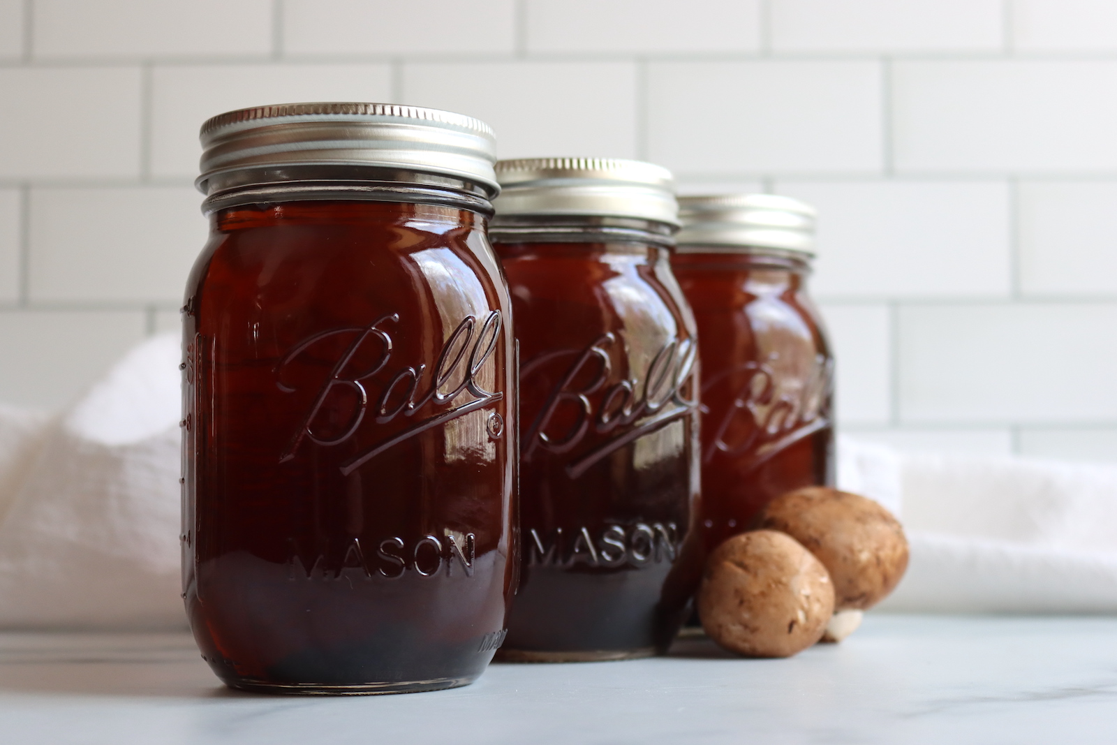 Canning Mushroom Broth
