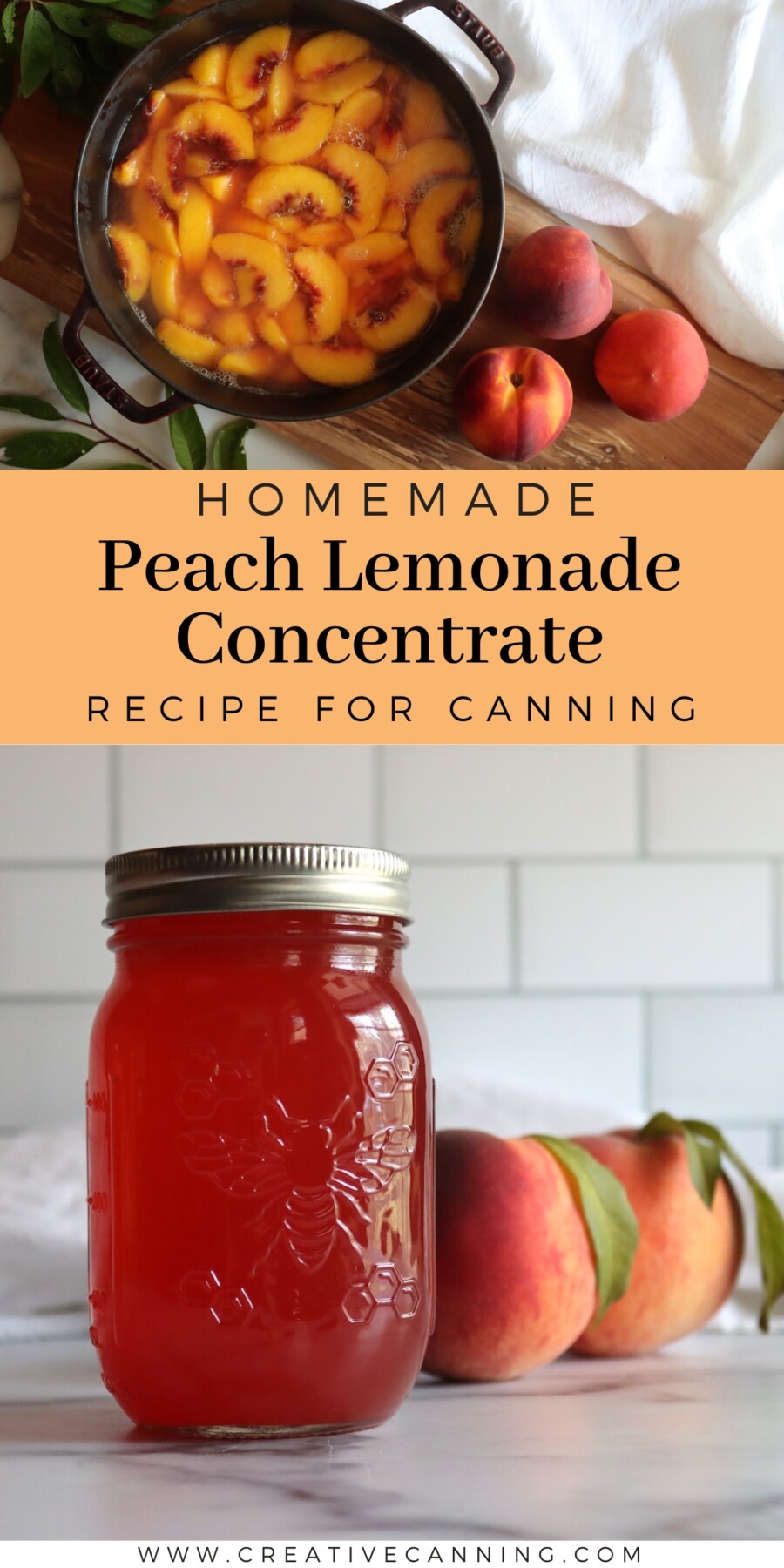Peach Lemonade Concentrate Recipe