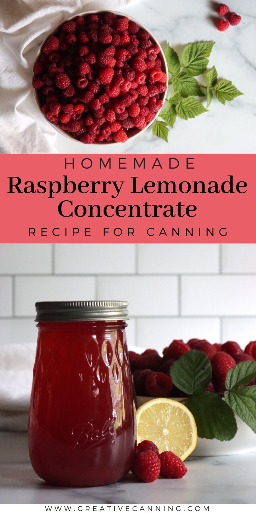Raspberry Lemonade Concentrate Recipe