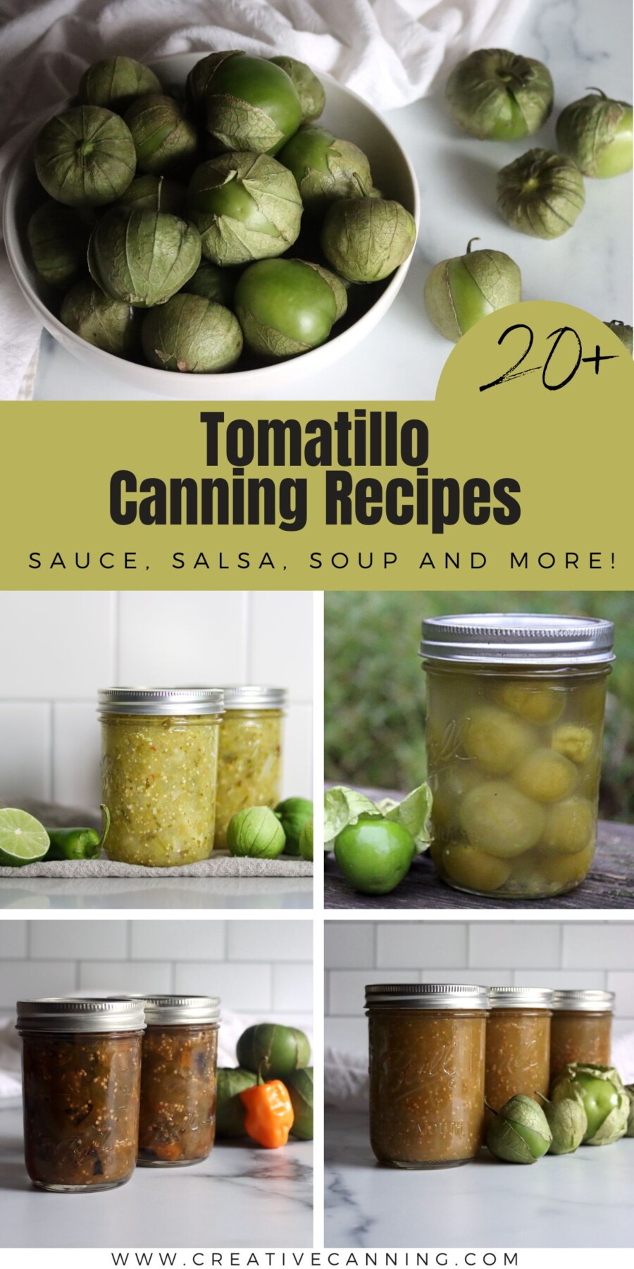 Tomatillo Canning Recipes List