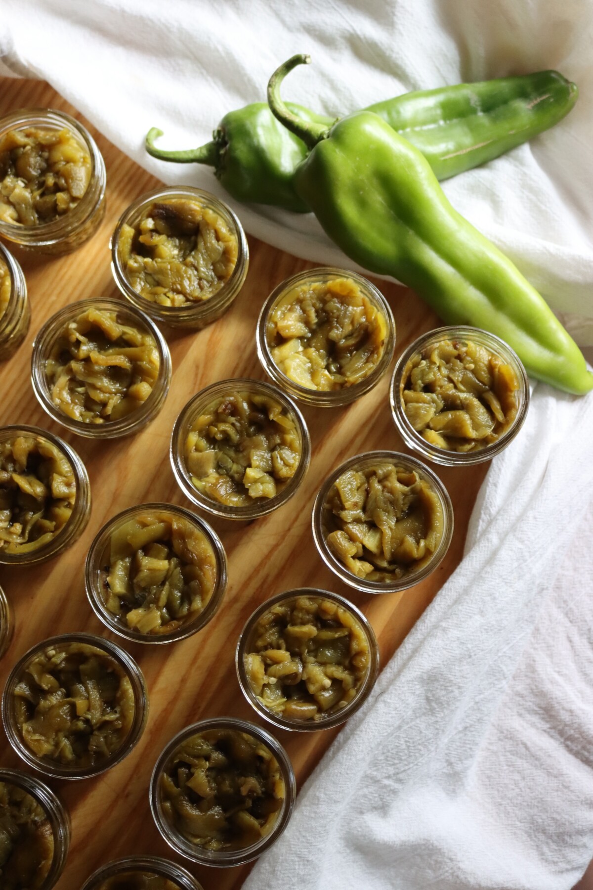 Canning Hatch Green Chilis