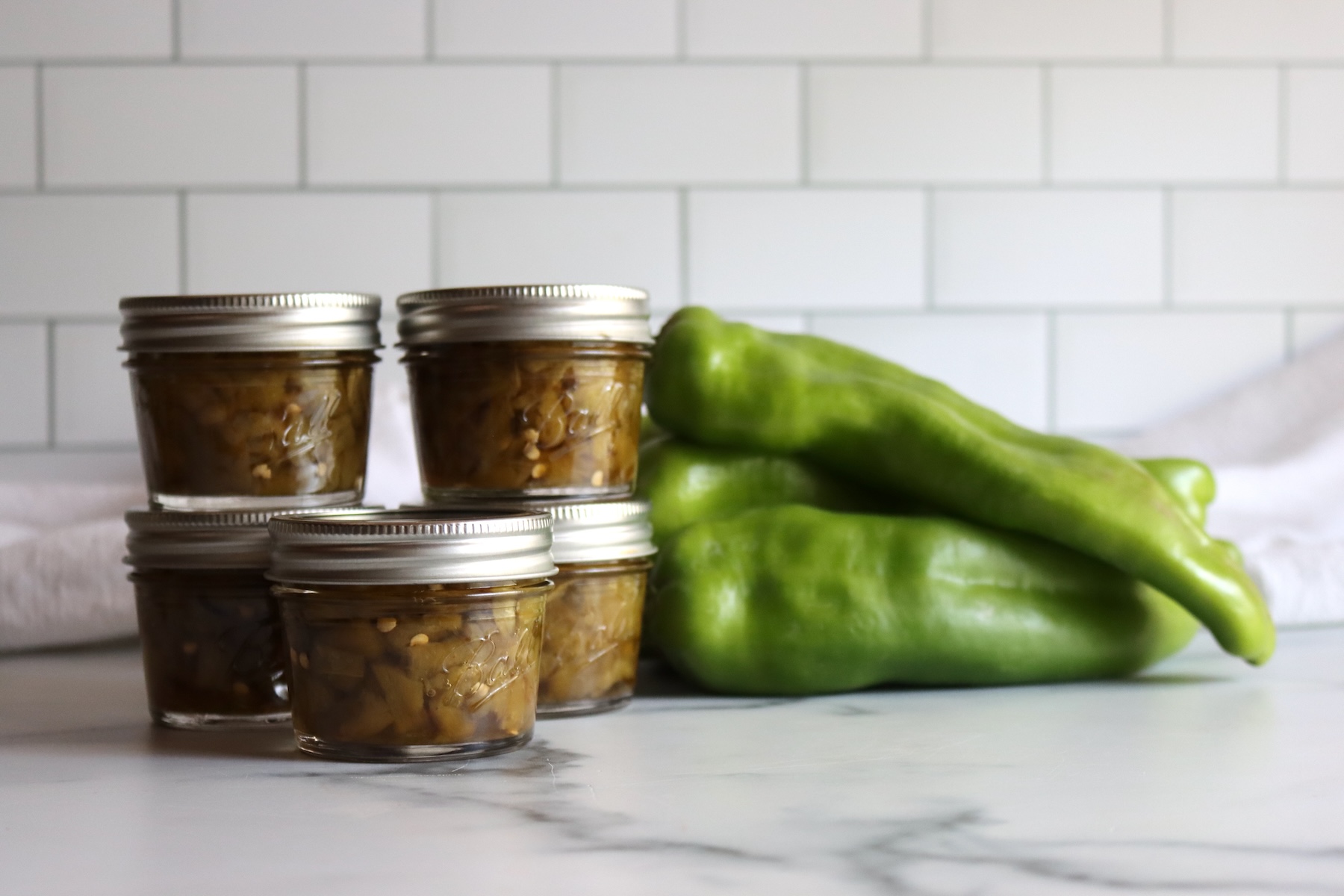 Canning Hatch Green Chilis