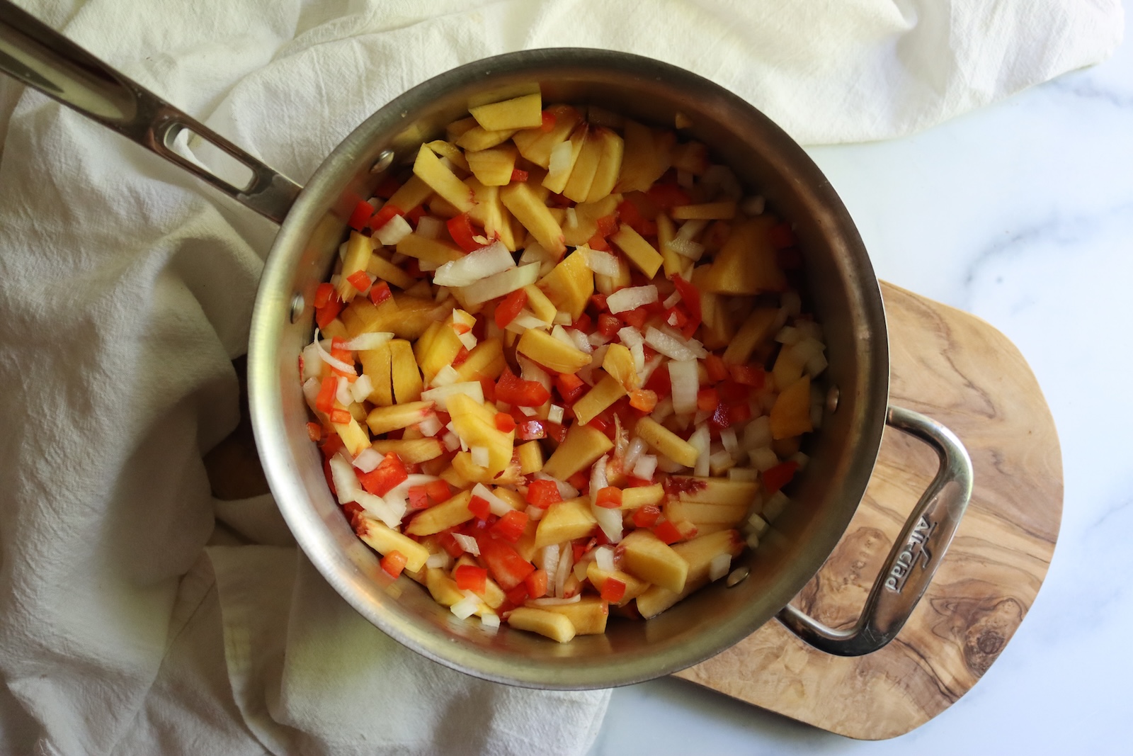 Cooking Peach BBQ Sauce