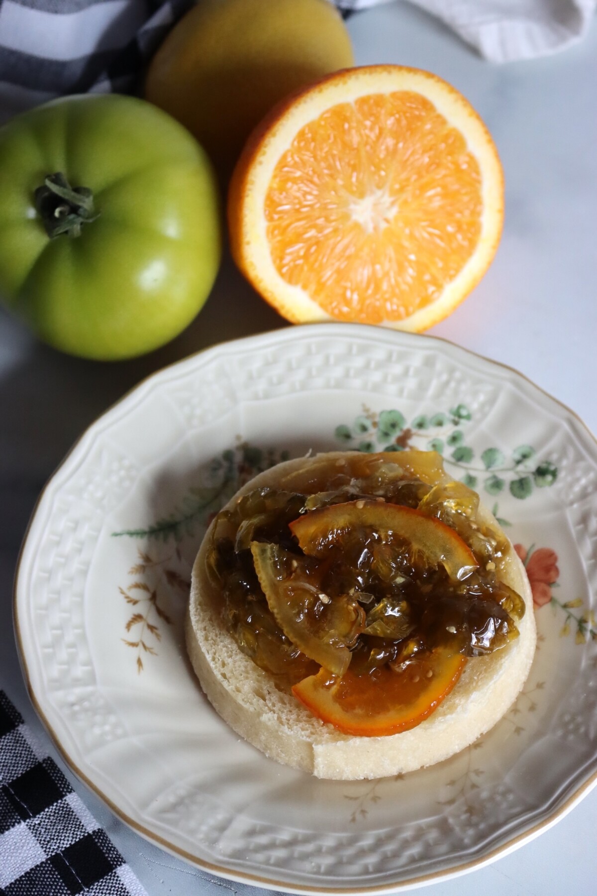 Green Tomato Marmalade on Toast
