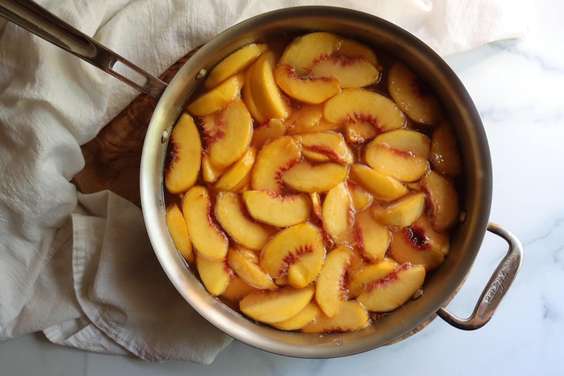 Making Peach Preserves