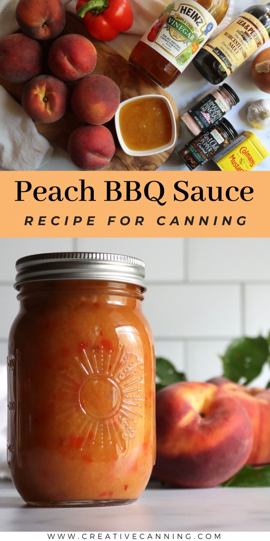 Peach BBQ Sauce Recipe for Canning