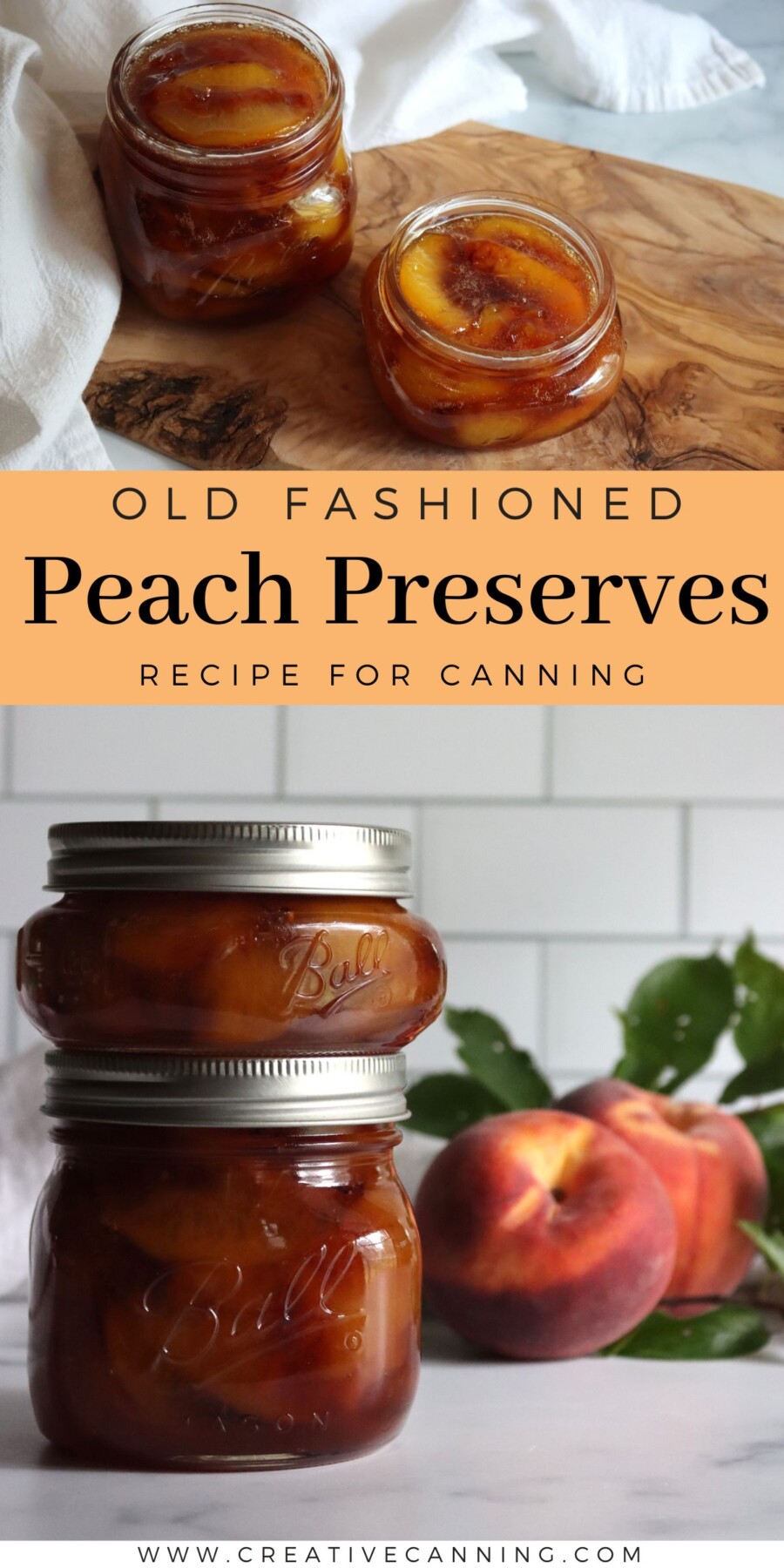 Peach Preserves Canning Recipe