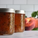 Peach jalapeño jam