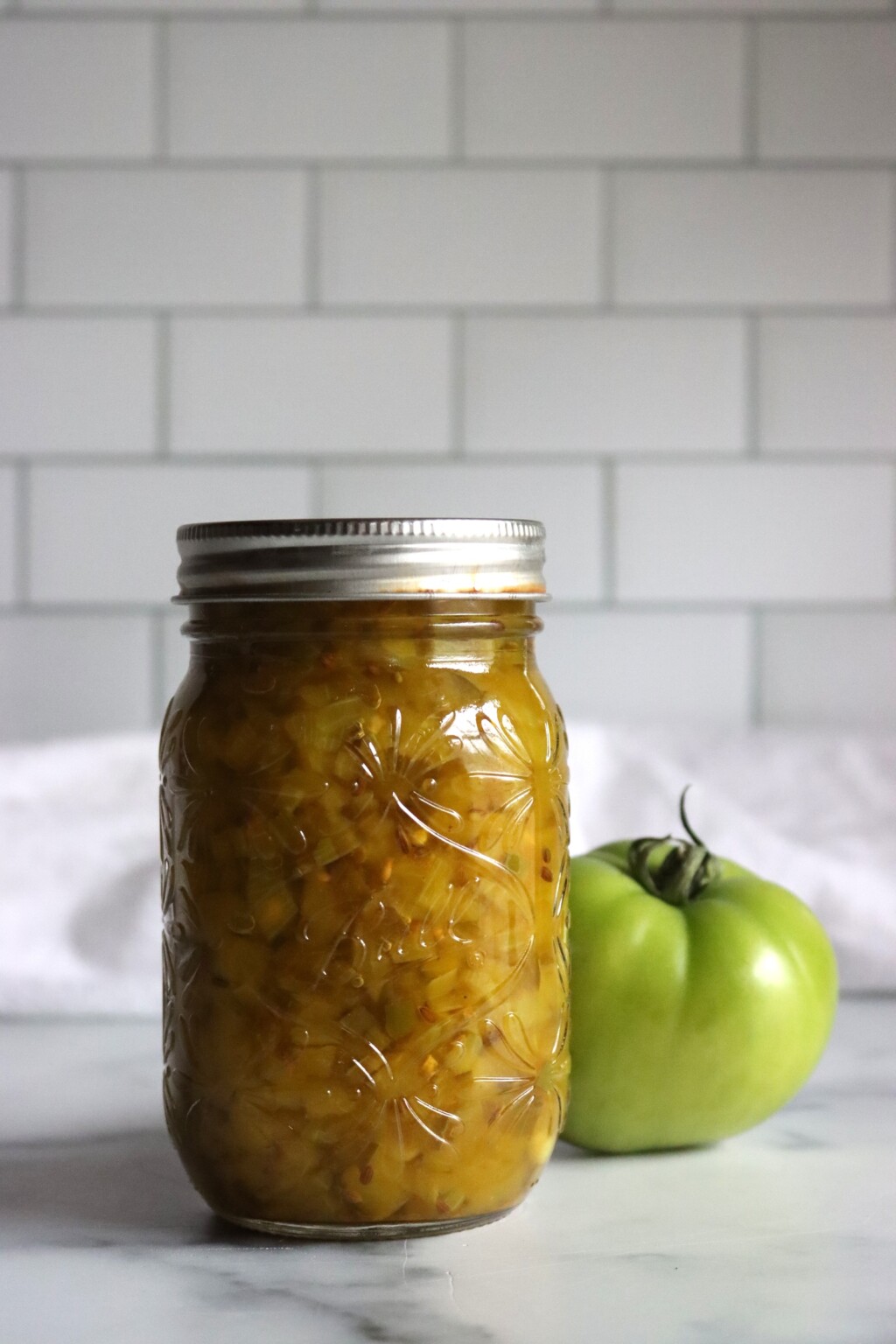 Tomatoes Source Dilled Green Tomato Relish - Creative Canning